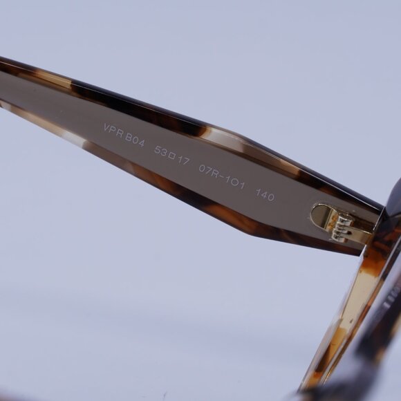 Prada PRB04V 07R1O1 Eyeglasses Havana Caramel 53mm Cat Eye Frame - Picture 7 of 11